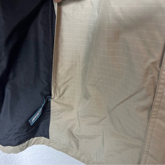 Tri-Mountain Tan Black Long Sleeve Windbreaker Jacket. - Picture 5 of 11